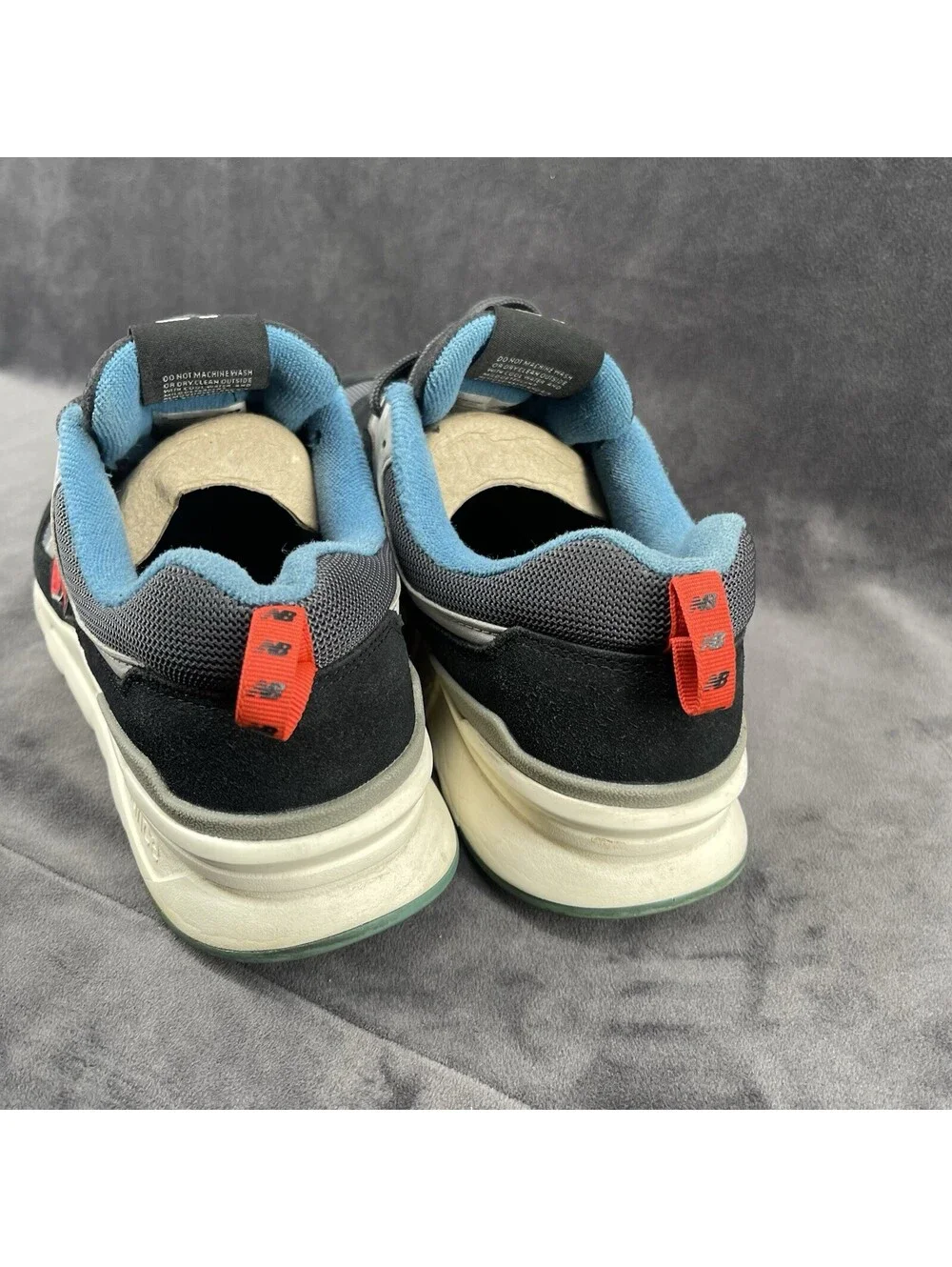 New Balance 997H Men’s US 9 Gray Black Red Sneakers CM997HAI Casual Shoes